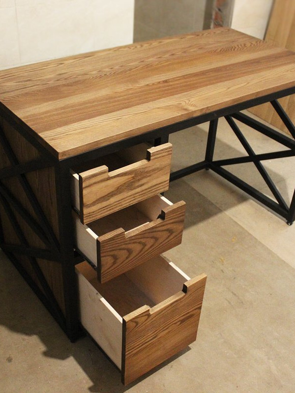 Стол письменный в стиле лофт GES-68 купить Стол письменный в стиле лофт GES-68